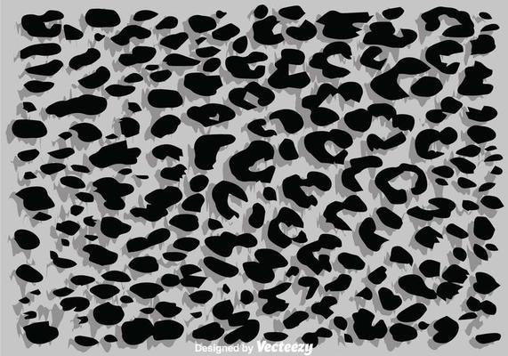Abstract Leopard Skin Pattern