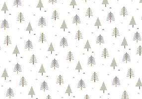 Tree Pattern Background Vector