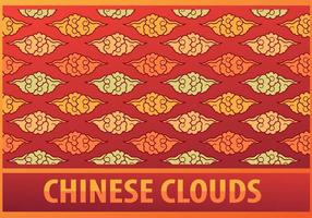 Chinese Clouds Pattern vector