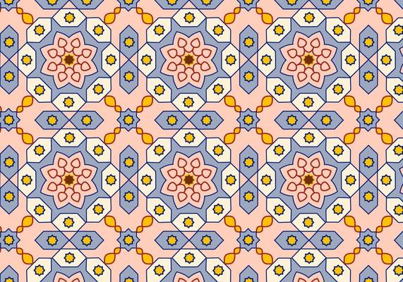 Arabic Pattern Background Vector