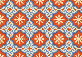 Orange Moroccan Pattern Background Vector