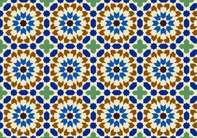 Moody Moroccan Pattern Background Vector