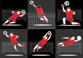 Cool Goal Keeper Vector