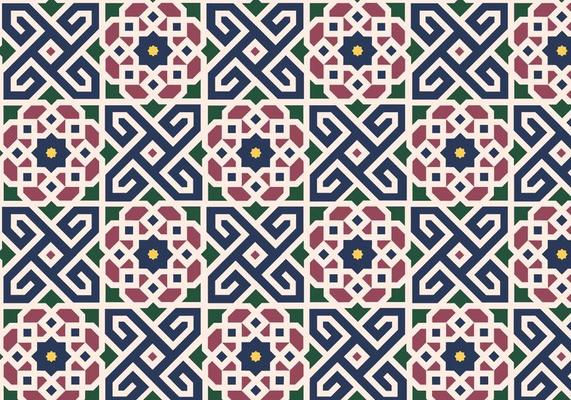 Floral Moroccan Pattern Background Vector