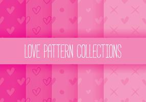 Love Pattern Collections vector