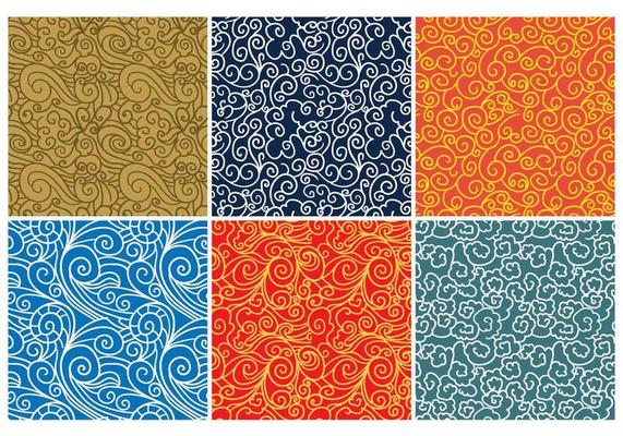 Chinese Clouds Vector