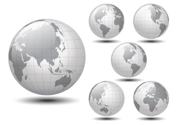 Glossy World Map