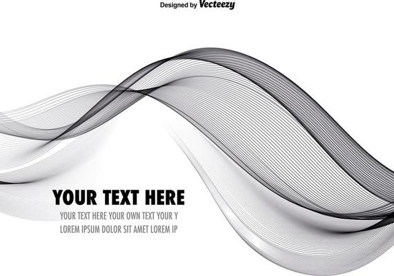 Black and gray wave background