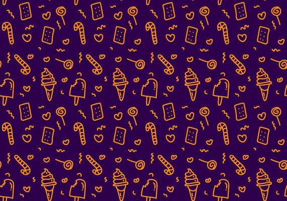 Free Candy Vector Pattern