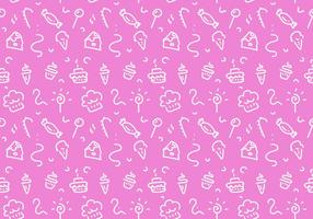 Patrones de Postres gratis Vector