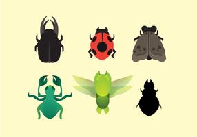 Libre de termitas y el icono de los insectos Vector