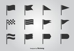 Flag Vector Icon Set