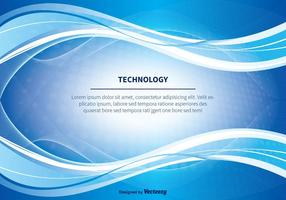 Blue Abstract Technlogy Vector Background