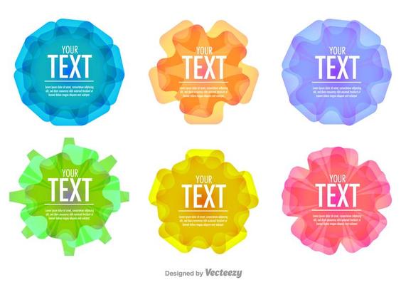 Geometric Text Frame Templates