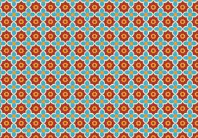 Floral Mosaic Pattern Vector