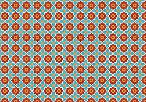 Floral Mosaic Pattern Vector