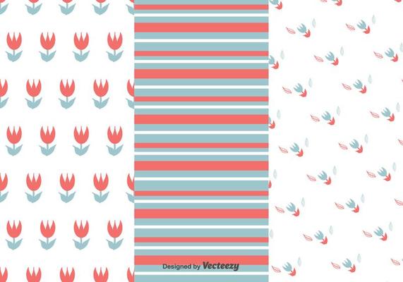 Tulip Pattern Vector Art, Icons, and Graphics for Free Download