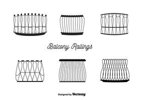 Balcony Railings Vector