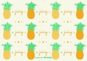 Ananas Pineapple Pattern Background vector