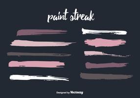 Colorful Paint Streak Vector