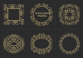Scrollwork Frames Vector