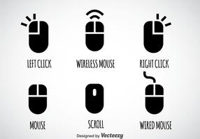 Mouse Click Vector Set