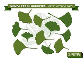 Ginko Leaf Free Vector Pack