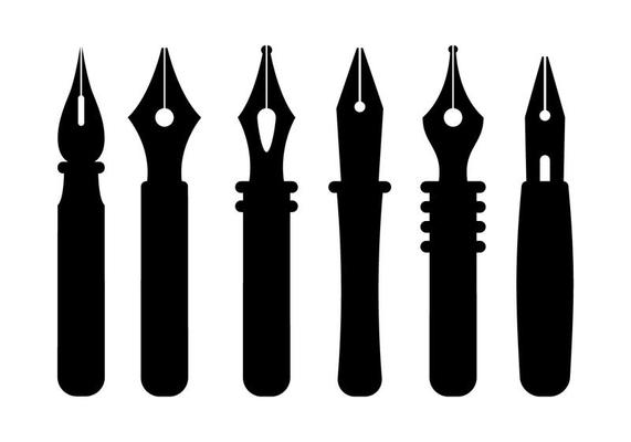 Pen Nib Vectors