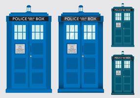 Police Box Tardis Vectors