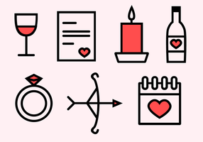 Free Valentine's Day Icons vector