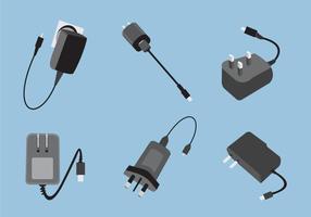 Various Type of Phone Charger Vector