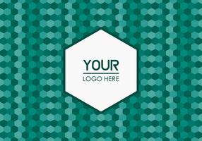 Free Emerald Geometric Logo Background vector