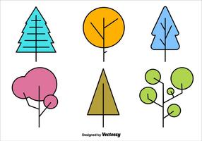 Formas geométricas del vector del árbol mínimo