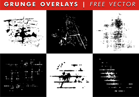 Grunge Overlays Free Vector