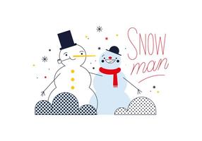 Free Snowman Vector
