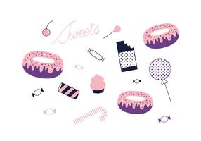 Free sweets Vector