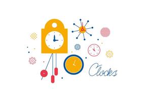 Free Clocks Vector