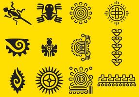 Vector Inca Glyphs