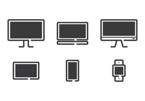 Technology Line Icon Vectors