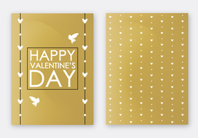 Tarjeta del día de San Valentín gratis Vector