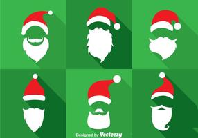 Sinterklaas Hat And Beard Collection Vector Sets