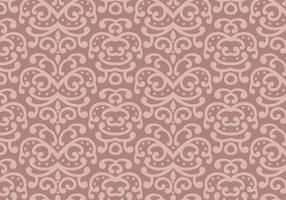 Pastel Leaf Pattern Background Vector