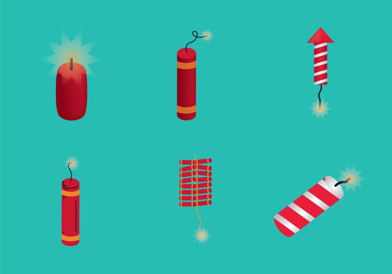 Free Fire Cracker Vector Illustration Download Free Vectors