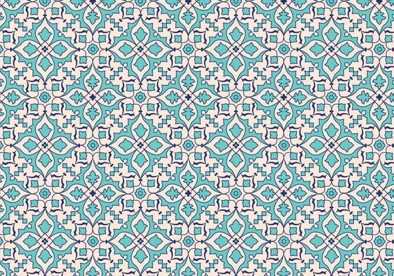 Vector Mosaic Leaf Pattern Background