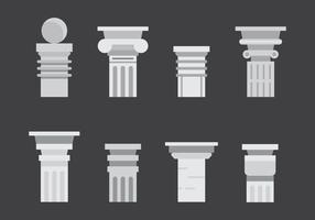 Free Roman Pillar Vector Iconos # 2