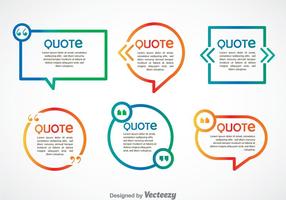 Quotation Mark Speech Bubble Gradient Vector