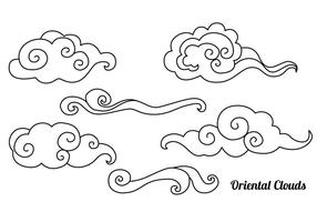 Free Oriental Clouds Vector