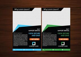 Vector Flyer Design Layout Template Vector