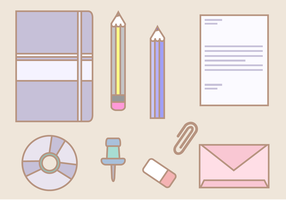 Free School Supplies Vector