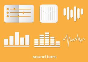 Sound Bar Vector Set
